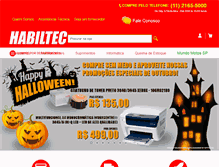 Tablet Screenshot of habiltec.com.br